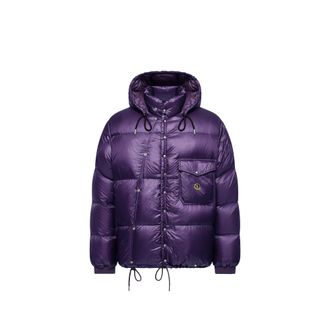 Moncler Moncler Karakorum Hooded Short Down Jacket, Women, Purple, Size: 00
