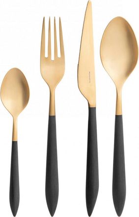 Bugatti Caderas De 24 Piezas Colocadas En Estuche De Madera Negra Mate Ares Gold Bugatti