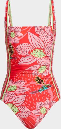 Johnny Was x Ashley Percival Marilyn One-Piece Swimsuit