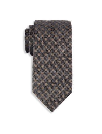 Michael Kors Big & Tall Sorrel Geometric Tie in Camel at Nordstrom, Size X-Large