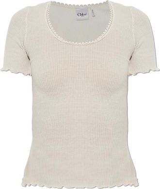 Chlo&eacute; Donna, Top, Beige, L, new