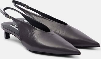 Jil Sander Pumps slingback in pelle