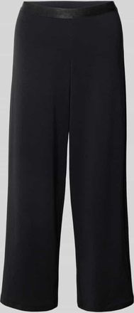 Marc O'Polo Regular Fit Marlenehose aus Lyocell-Mix in Black, Gr&ouml;&szlig;e L