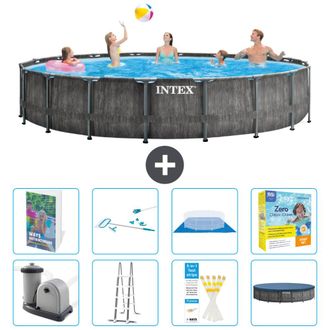 Intex Piscina Prism Frame Redonda - 549x122 Cm - 9-piezas S550