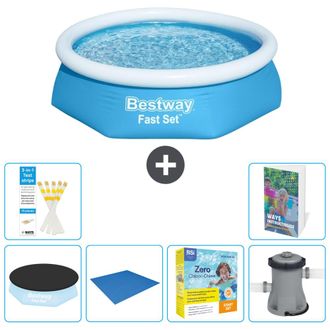 Bestway Piscina Bestway Fast Set Redonda - 244x61 Cm - 7-piezas S24