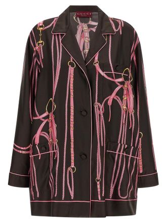 Gucci Pajama Shirt Shirt And Blouse Multicolor