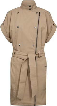 Co'Couture Shirt Dress - Dames - Shirt Kleedjes - Beige - M - Kleedjes