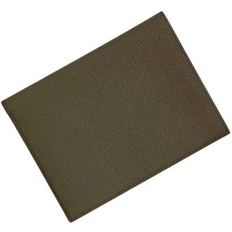 Herm&egrave;s Grayish Leather Epsom Leather Wallet (Bi-Fold) (Pre-Owned)