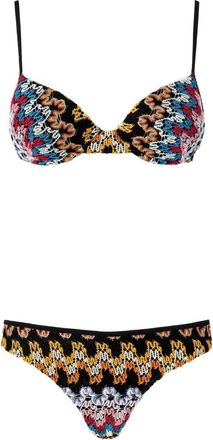 Missoni Zig-Zag Balconette Bikini Multi Colour - Dames - Bikinis - Veelkleurig - XS - Badmode