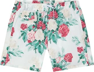 Fursac Costume da bagno a fiori - Bianco