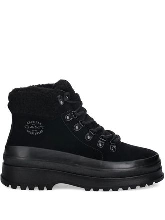 GANT Wintly lace-up ankle boots - Black