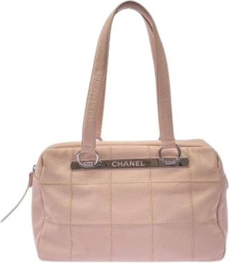 Chanel Pre-owned Handbags, female, Pink, Size: ONE SIZE Pre-owned Vintage Handbag