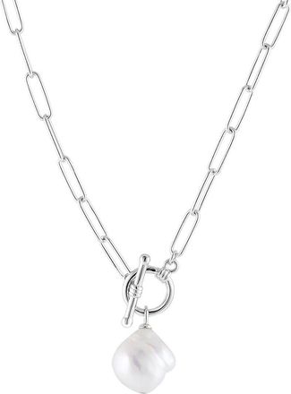 Splendid Pearls Silver 13-14Mmmm Pearl Necklace