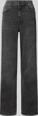 Angels Jeans mit Nieten Modell LIVA SEAM RIVET in Dunkelgrau, Größe 36/32