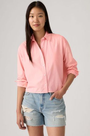 Levi's Cropped Harlie Shirt - Donna - XS - Rosa / Coral Blush GD