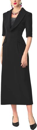 Burryco Short Sleeve Midi Dress