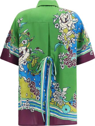Alemais Womens Nanci Silk Shirt