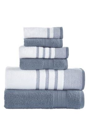 Modern Threads 6-Piece Quick Drying Towel Set in Denim at Nordstrom Rack, Size 6 Piece Set