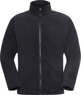 Jack Wolfskin Winterstein Full Zip Fleecejacke für Herren | schwarz