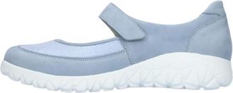 Waldl&auml;ufer Havy Ballerina - Dames - Schoenen - Blauw - Maat: 35 EU Leer