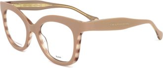 Carolina Herrera Womens 49mm Nude Opticals