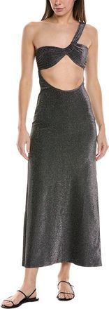 WeWoreWhat Weworewhat Ruched Asymmetrical Knit Maxi Dress