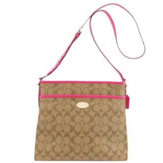 Coach Pre-owned Cross Body Bags, female, Brown, Size: ONE SIZE Pre-owned Shoulder Bag