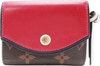 Louis Vuitton Monogram Brown Rouge Monogram Wallet (Tri-Fold) (Pre-Owned)
