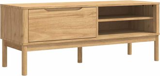 vidaXL Banco De Pasillo Floro Marr&oacute;n Cera 115 X 40 X 45 Cm Vidaxl