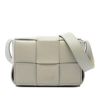 Bottega Veneta Pre-owned Bottega Veneta Candy Nappa Intrecciato Cassette Crossbody Ladies 1CLVSSUZACRZP99J