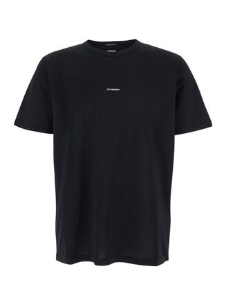 C.P. Company Black Crew Neck T-Shirts