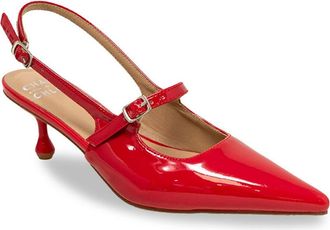 Chase + Chloe by Intouch Footwear Arima Slingback Pump in Red Patent at Nordstrom Rack, Size 8.5