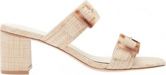 Koko + Palenki Womens Resort Slide Sandal In Natural Raffia