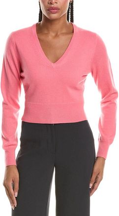 N.Peal N.Peal Crop V-Neck 100% Cashmere Sweater