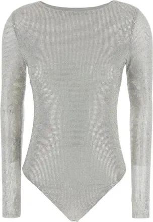 Twentyfourhaitch Tops, Dames, Grijs, XS, Polyester, Arches Body