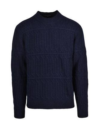 Daniele Fiesoli Crewneck Sweater In Rich Textured Knit