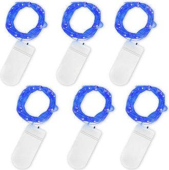 OEM Iluminaci&oacute;n Ambiental, 2 Metros De Largo, Cable De Cobre Impermeable De 20 Mm Con Luces Led, Ideal Para Cumplea&ntilde;os, Fiestas, Colores C&aacute;lidos
