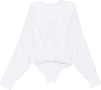 Norma Kamali Oversized Hooded Bodysuit