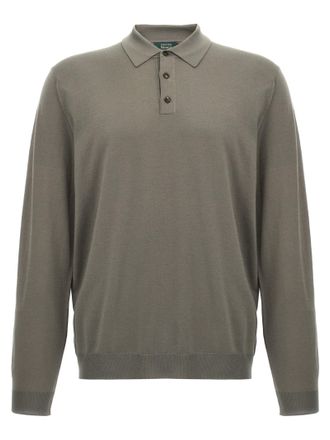 Zanone Virgin Wool Polo Mens Shirt