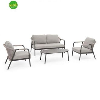 BIZZOTTO Set salotto Bizzotto Miravet antracite/khaki