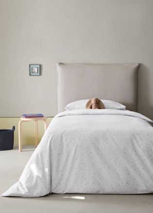 Mango Copripiumino bimbo/a 100% cotone stelle letto 90 cm sabbia - Home - Letto 90 cm - MANGO HOME