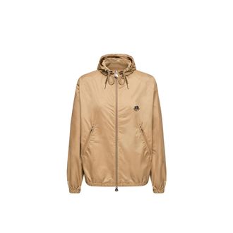 Moncler Moncler Hooded Windbreaker, Women, Beige, Size: 00