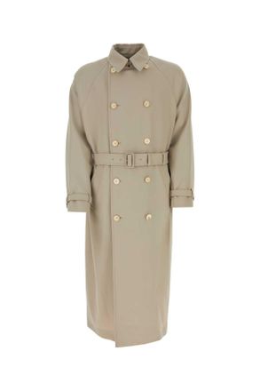 Prada Beige Gabardine Trench Coat