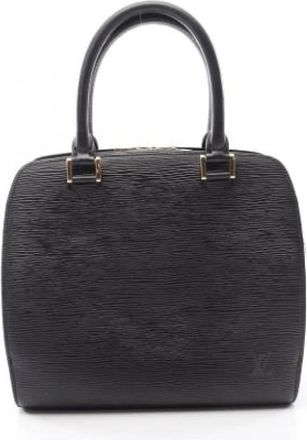 Louis Vuitton Tweedehands leren Louis Vuitton tassen - Dames - Vintage Handtas - Zwart - ONE Size - Vintage