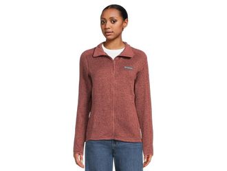 Columbia Sweater Weathertm Full Zip Womens Clothing Beetroot Heather : MD