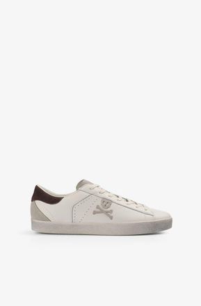 Scalpers Side Skull Man Henry Sneakers in Whiteburgundy at Nordstrom, Size 42