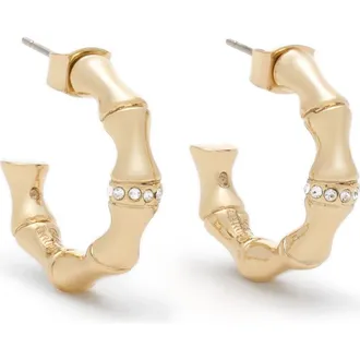 Ramy Brook Chiara Huggie Hoop Earrings in Gold at Nordstrom