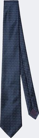 Charvet Polka-dot silk jacquard tie