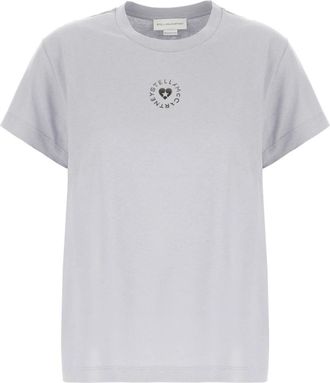 Stella McCartney T-shirt - Dames - T-shirts - Blauw - L - Katoen - Tops