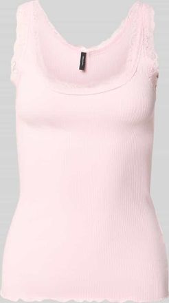 Vero Moda Slim Fit Tank Top aus Bio-Baumwoll-Mix Modell NANA in Rosa, Gr&ouml;&szlig;e XL